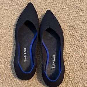 Rothy's Women's Black Point Flats